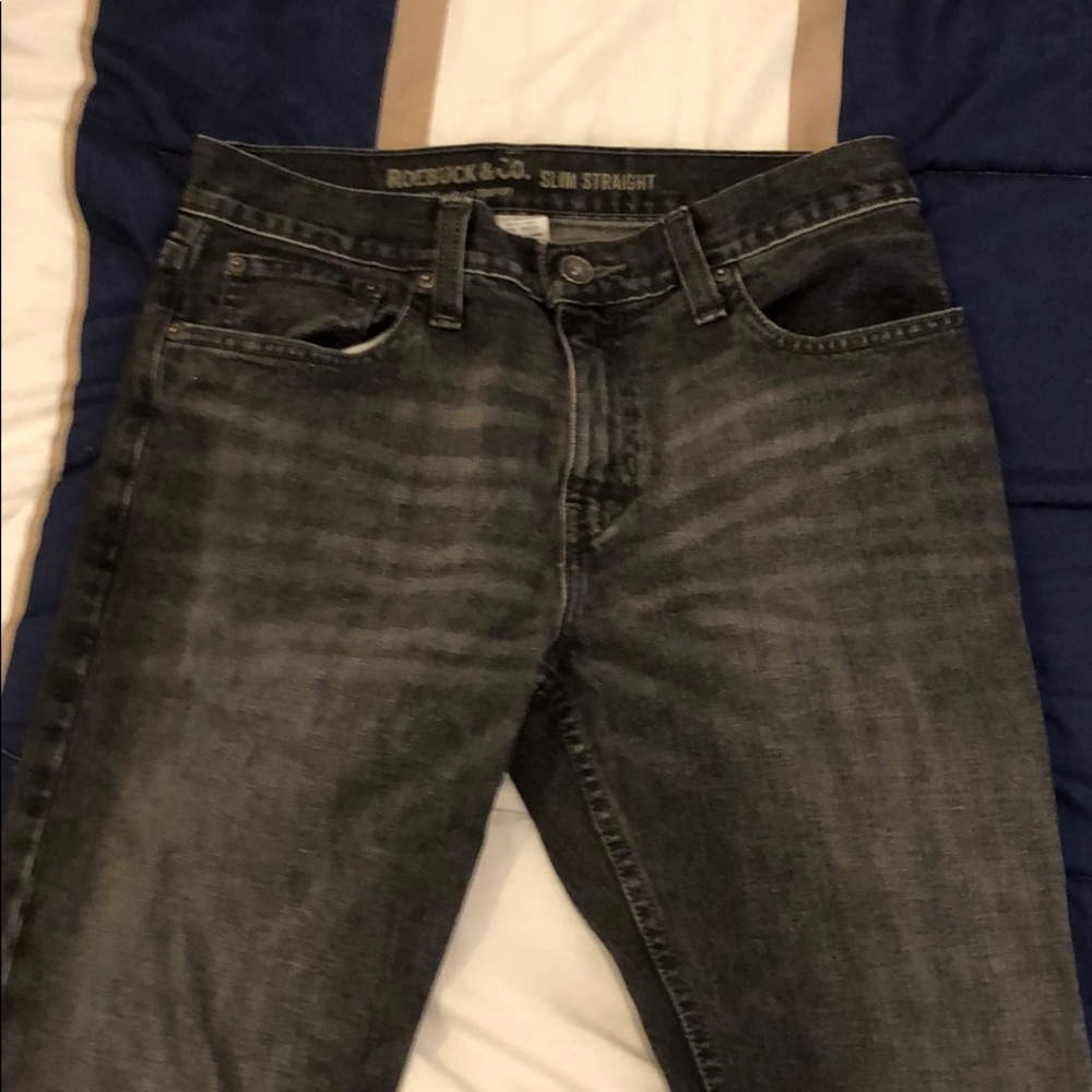 Slim Straight, Roebuck & Co jeans